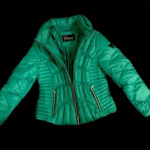 NWOT GUESS Quilted Puffer Winter Jacket
